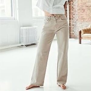 Divided Light Beige Trousers